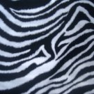 MadieBs Black and White Zebra Stripe  Custom Cotton Toddler Bed Sheet Set 3 Pc