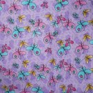 MadieBs Colorful Butterflies on Lavendar  Custom Cotton Toddler Bed Sheet Set 3 Pc