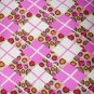 MadieBs Colorful  Plaid Pink with Cheeta Sposts Custom Cotton Toddler Bed Sheet Set 3 Pc