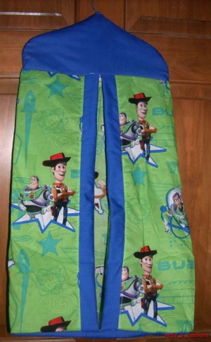 MadieBs Custom Toy Stroy Green  Diaper Stacker New