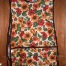 MadieBs Orange and Yellow Flowers Smock Cobbler Apron