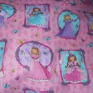 MadieBs Fairy Princess Portraits on Pink Custom Cotton Toddler Bed Sheet Set 3 Pc
