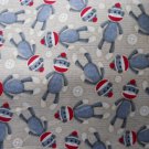 MadieBs Sock Monkeys Cute Cotton Personalized Custom  Pillowcase  w/Name