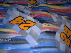 Oh My  Nascar Rainbow  Nap Mat Pad Cover w/Name