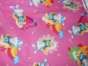 MadieBs Smurfette Mat Pad Cover w/Name