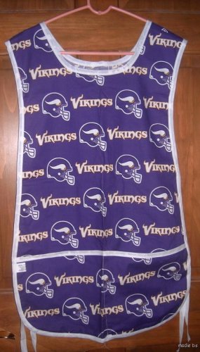 MadieBs NFL Vikings  Cotton New Custom Smock Cobbler Apron