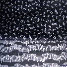 MadieBs Black Music Notes  Cotton New Custom Smock Cobbler Apron