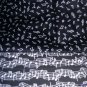 MadieBs Black Music Notes Cotton New Custom Smock Cobbler Apron