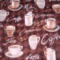 MadieBs Brown Coffee Cup Java Joe  Cotton New Custom Smock Cobbler Apron