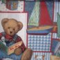 MadieBs Set of 2 Blue Jean Teddy Fitted Cotton Crib Sheets