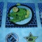 MadieBs Set of 2 Thomas the Train Aqua Fitted Cotton Crib Sheets