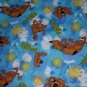 MadieBs Set of 2 Scooby Doo Aqua Fitted Cotton Crib Sheets