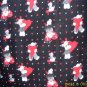 MadieBs Multi Red and Black Beary Hearts Cotton New Custom Smock Cobbler Apron