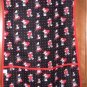 MadieBs Multi Red and Black Beary Hearts Cotton New Custom Smock Cobbler Apron