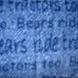 MadieBs  Teddy on John Deere Tractor  Fleece Toddler Baby Blanket