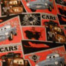 MadieBs Disney Cars McQueen Red/Black Nap Mat Pad Cover w/Name