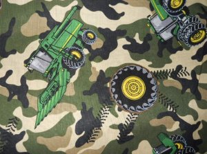 MadieBs John Deere Tractor Camo Nap Mat Pad Cover w/Name