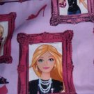 MadieBs Barbie on Pink Nap Mat Pad Cover w/Name