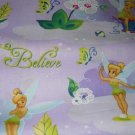MadieBs Tinkerbell and Butterflies Cotton Nap Mat Pad Cover w/Name