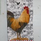 MadieBs Fancy Rooster Cock with Red Stripe Plastic Bag Holder Dispenser