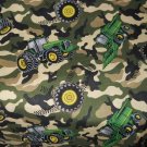 MadieBs John Deere Tracter Camo  Nap Mat Pad Cover 3 piece set  w/Name