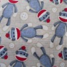 MadieBs Sock Monkey New Cotton  Crib/Toddler Bed Sheet Set
