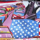 MadieBs American Raceway Cars Cotton  Fitted  Crib Sheet Custom New