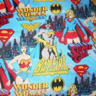 MadieBs Wonder Woman Bat Woman  Fitted  Crib Sheet Custom New