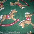MadieBs Rocking Horses Fitted  Crib Sheet Custom New