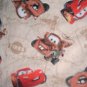 MadieBs Tan Cars Mater Lightning McQueen Cotton Fitted Crib Sheet Custom New