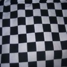 MadieBs Black and White Racing Checks  Cotton Fitted  Crib Sheet Custom New