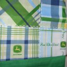 MadieBs John Deere Plaid  Cotton Personalized Custom  Pillowcase  w/Name