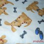 MadieBs Cute Puppies Flannel Cotton Personalized Custom Pillowcase w/Name