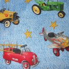 MadieBs Vintage Pedal Cars  Cotton Personalized Custom  Pillowcase  w/Name