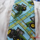 MadieBs Burp Pads Set of 2 Cotton Blue John Deere Custom New