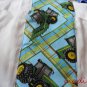 MadieBs Burp Pads Set of 2 Cotton Blue John Deere Custom New