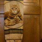 MadieBs Tan Cat and KittenL Plastic Bag Holder Dispenser