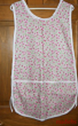 MadieBs Strawberries on Pink Check  New Custom Smock Cobbler Apron