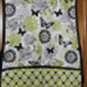 MadieBs Biutterflies with Plaid and Circles New Custom Smock Cobbler Apron