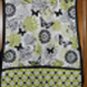 MadieBs Biutterflies with Plaid and Circles New Custom Smock Cobbler Apron