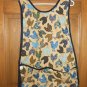MadieBs Calio Chickens on Tan Cotton New Custom Smock Cobbler Apron