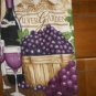 MadieBs Fruit of the Vine Grapes Plastic Bag Holder Dispenser