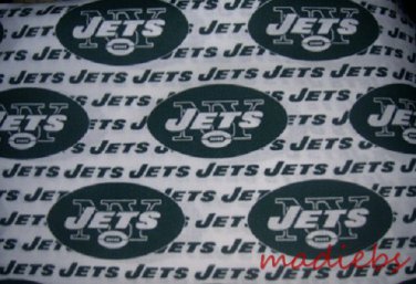 MadieBs New York Jets  Cotton Personalized Custom  Pillowcase  w/Name