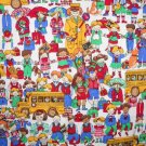 MadieBs School Bus and Chrildren  Cotton Personalized Custom  Pillowcase  w/Name