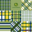 MadieBs John Deere Plaid Kinder Nap Mat Pad Cover w/Name