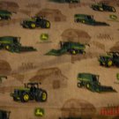 MadieBs John Deere on Brown Cotton Personalized Custom  Pillowcase  w/Name