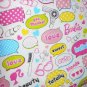 MadieBs Barbie Talk  Cotton Personalized Custom  Pillowcase  w/Name
