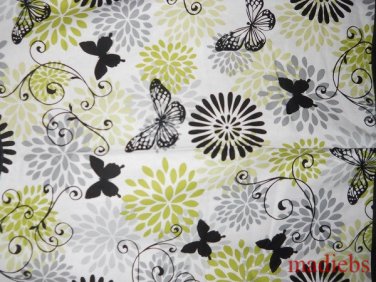 MadieBs Pretty Butterflies  Cotton Personalized Custom  Pillowcase  w/Name