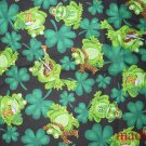 MadieBs Frogs and Shamrocks  Cotton Personalized Custom  Pillowcase  w/Name