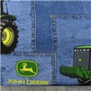 MadieBs Custom John Deere Crib Sheet